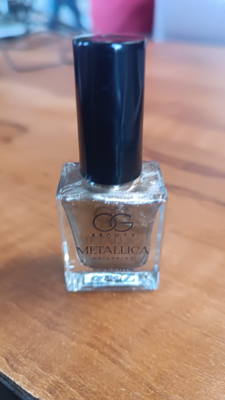 OG Beauty Premium Canvas Gold Metallica Nail Polish (1 Pc / 10 ML)