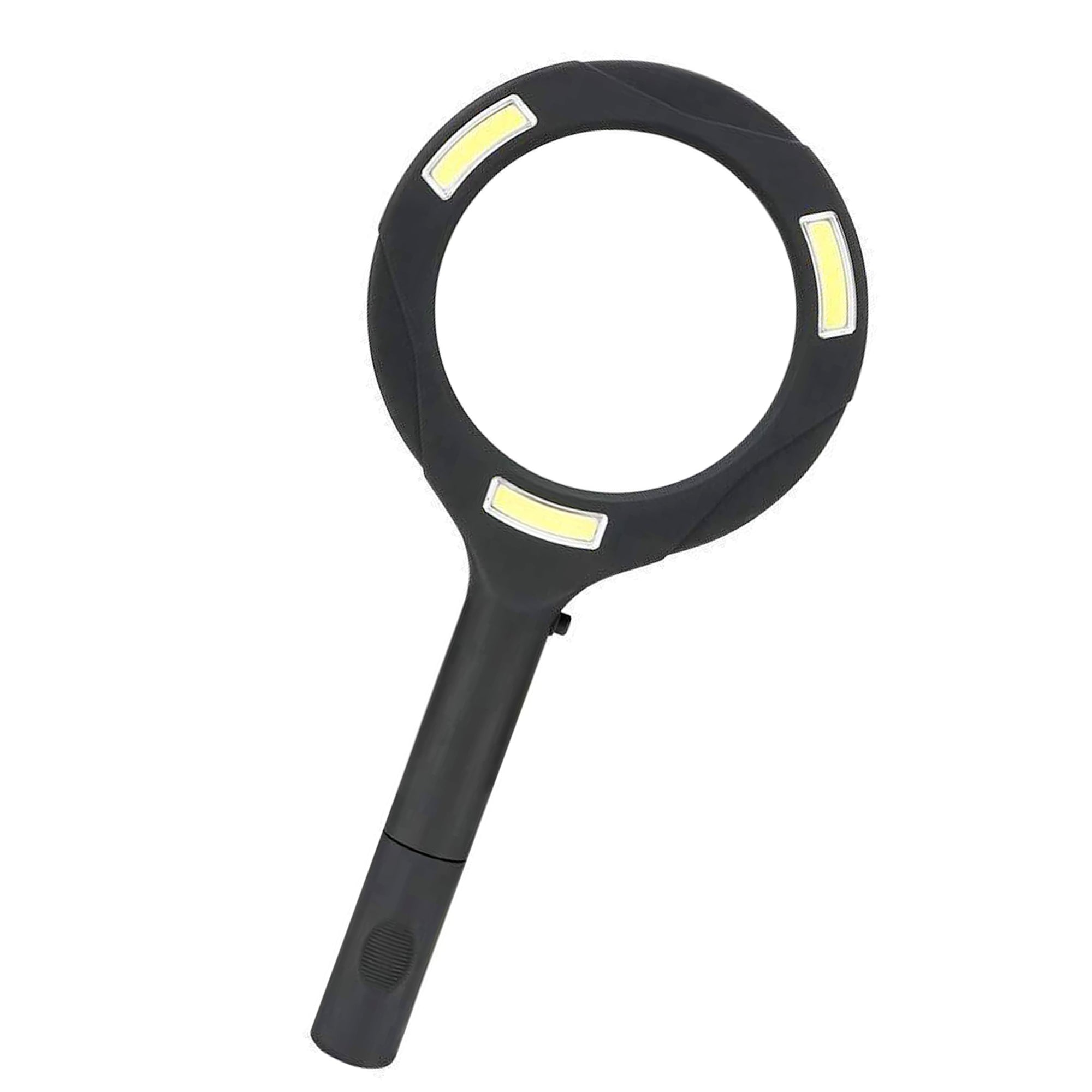 Magnifying Glass with 3 Led Light 3X Power and Rubberized Handle