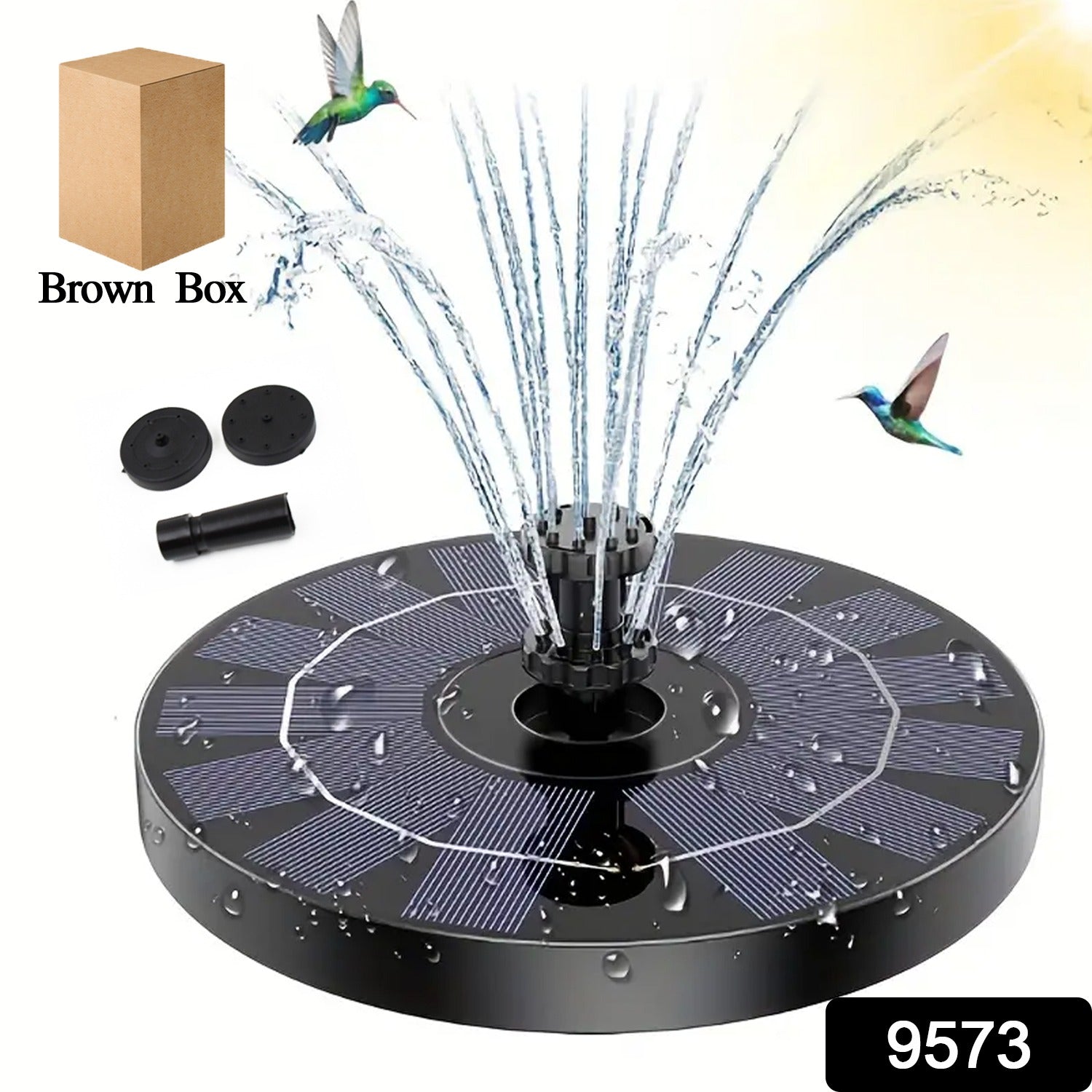 Solar Water Fountain Pump with Multi Spray Modes (1 Set)