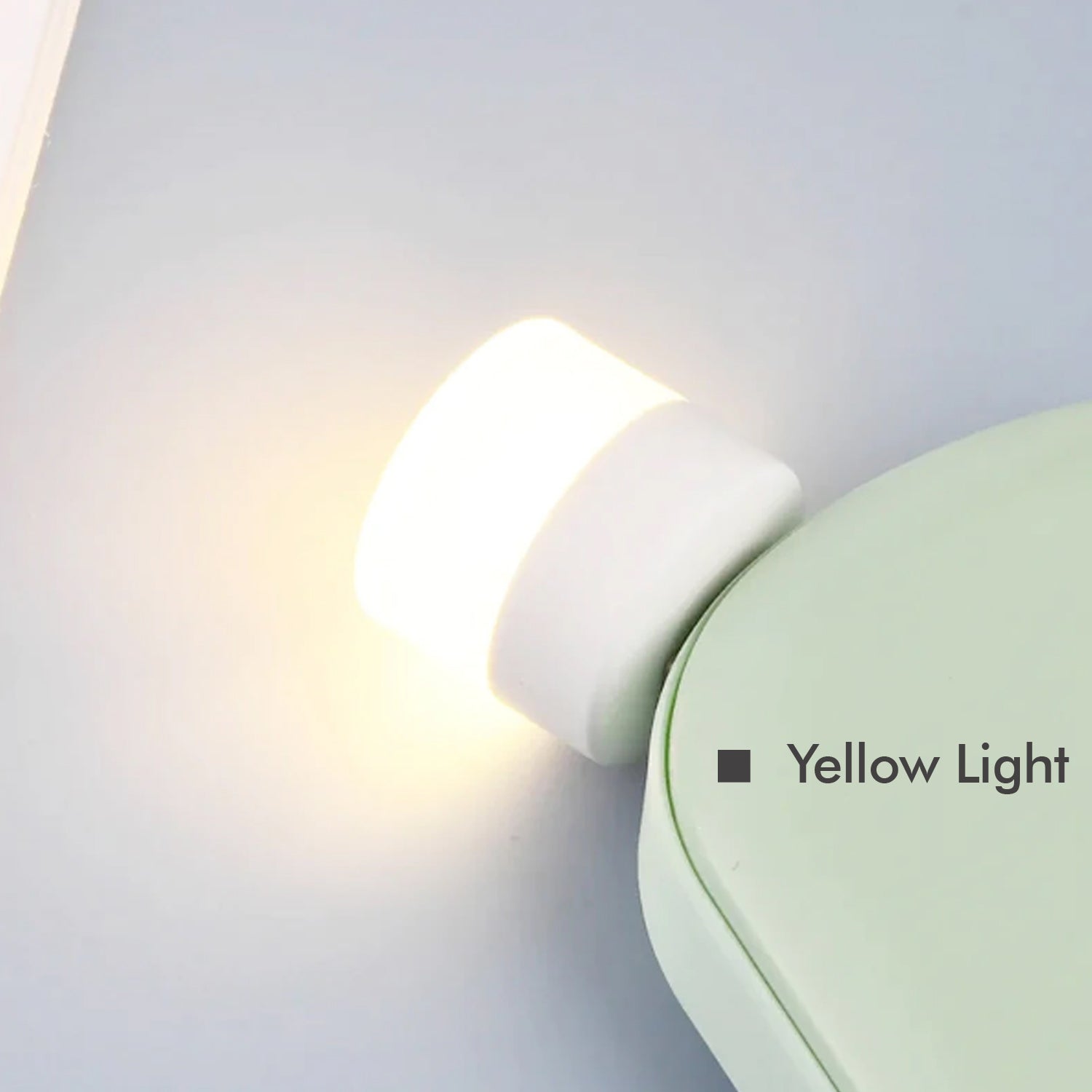 Small USB Bulb used in official places for room lighting purposes. (Yellow Color)