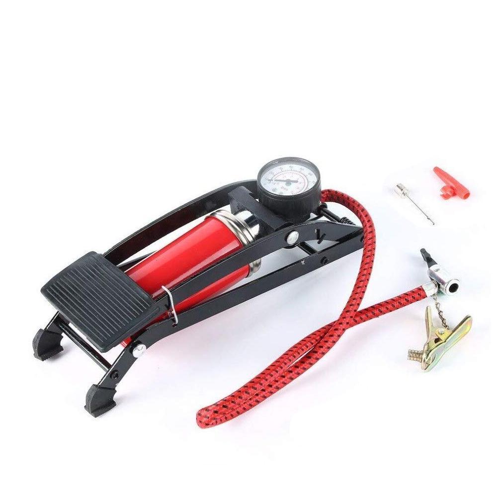 High Pressure Deluxe / Strong Foot Pump For Bicycle, Car, Bike