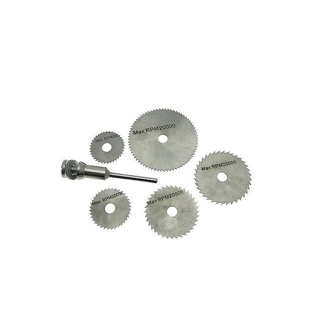 6pcs Metal HSS Circular Saw Blade Set Cutting Discs for Rotary Tool