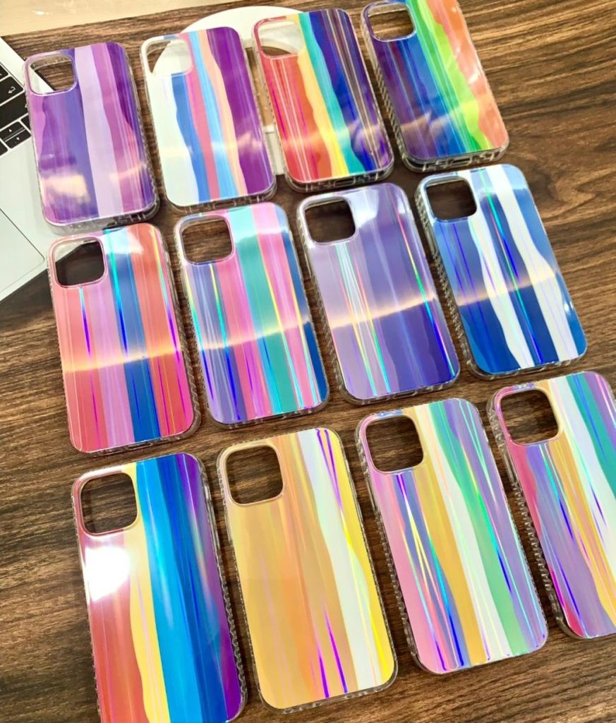 Rainbow Shiny Hard Case For Vivo