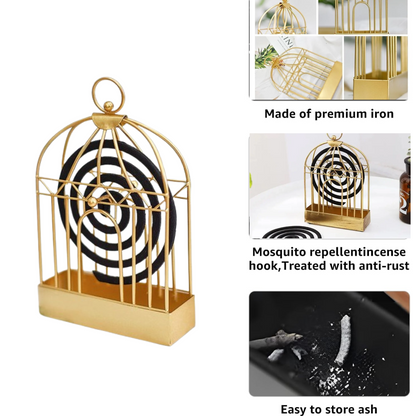 Mosquito Coil Holder, Vintage Style Durable Household Mosquito coil Stand for Office Home