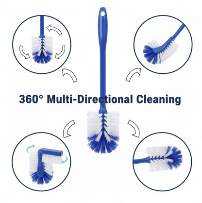 2 In 1 Double Hockey Stick Shape Toilet Brush