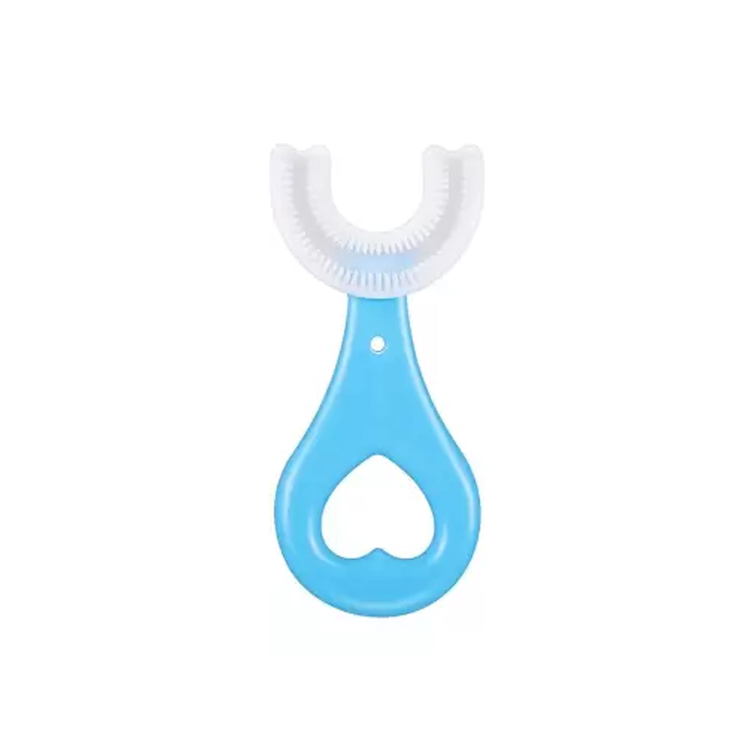 U Shaped Toothbrush for Kids, 2-6 Years Kids Baby Infant Toothbrush, Food Grade Ultra Soft Silicone Brush Head