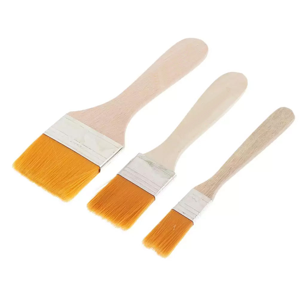 Artistic Flat Painting Brush - Set of 3