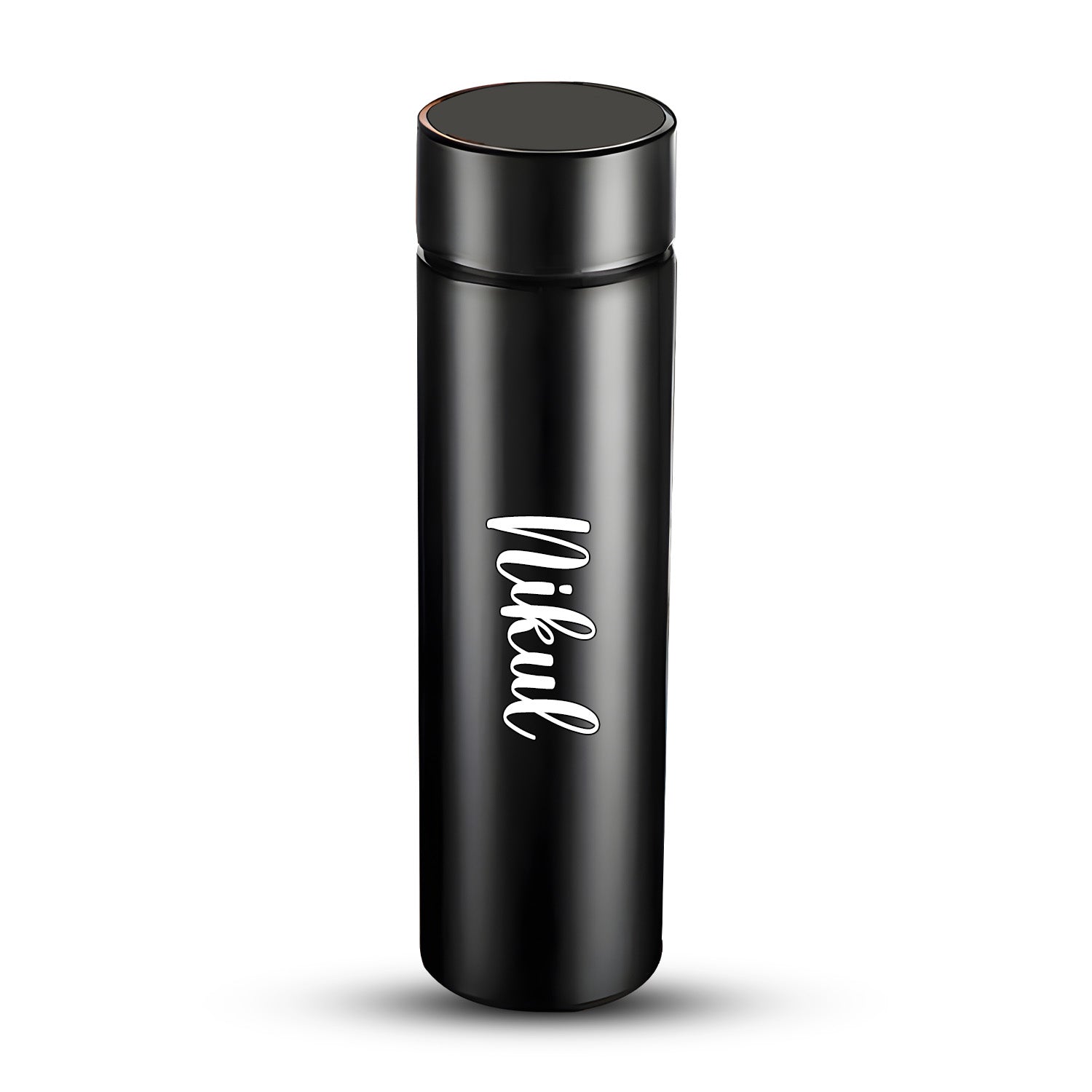 Personalized Stainless Steel Smart Water Bottle with Smart LCD Temperature Touch - 500ML