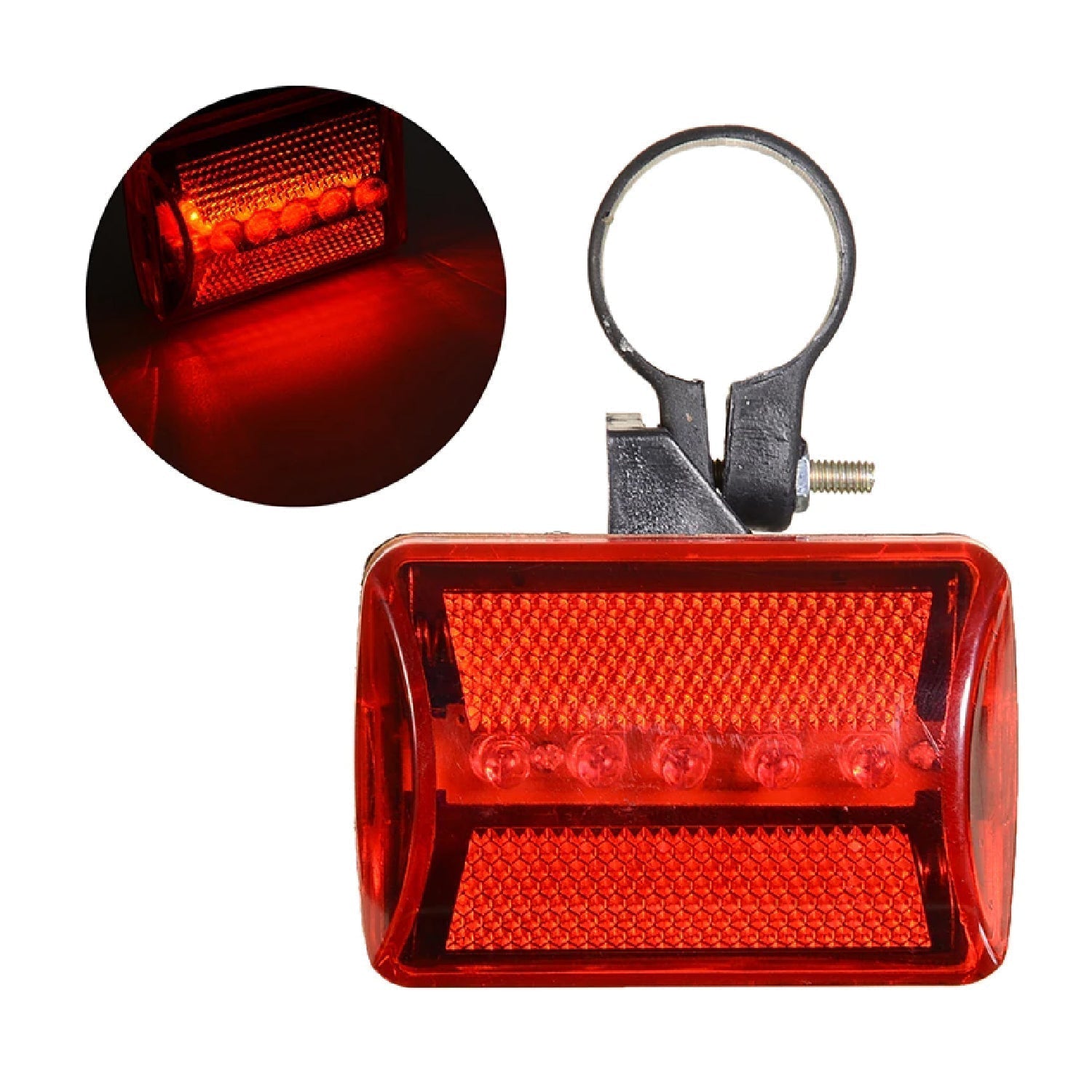 Safety Flashing Light, 5 LED Light, 1 Piece, Red Light