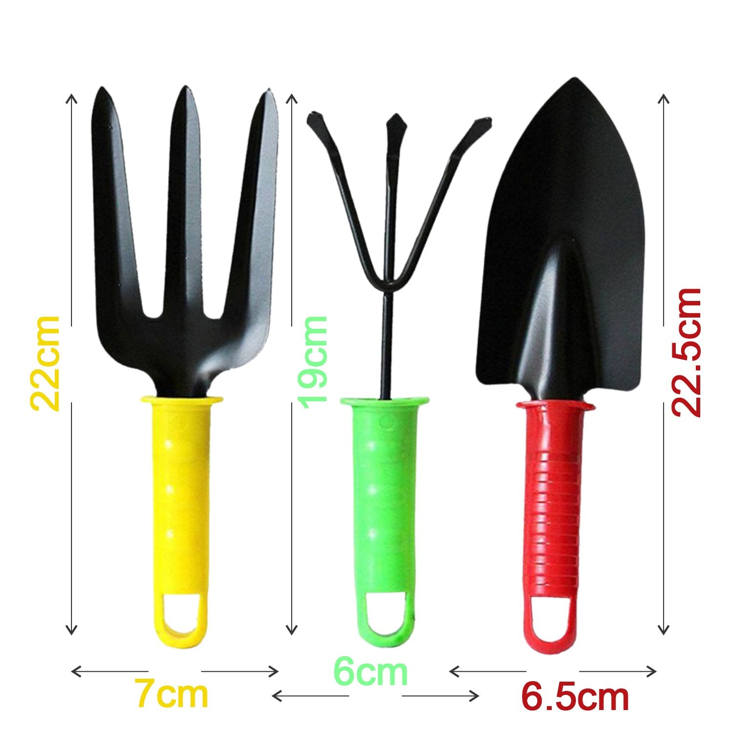 Colorfull Garden Tool Set Set of 3Pc