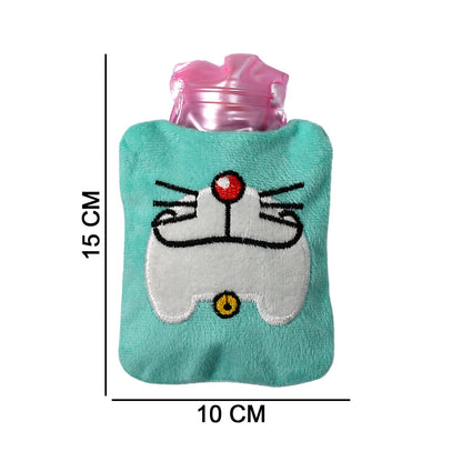 1 Pc Doremon Cartoon small Hot Water Bag with Cove