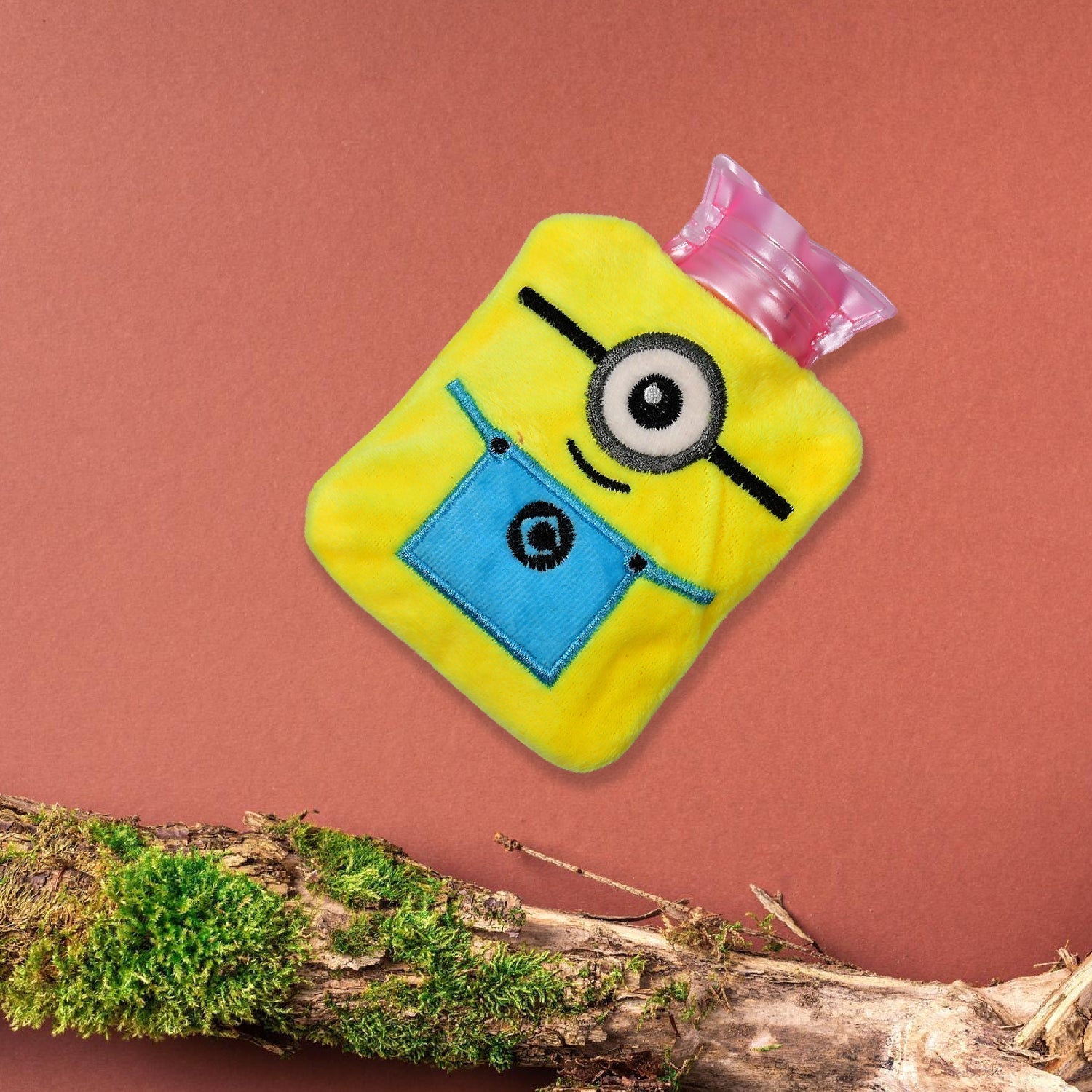 Minions small Hot Water Bag with Cover for Pain Relief, Neck, Shoulder Pain and Hand, Feet Warmer, Menstrual Cramps.