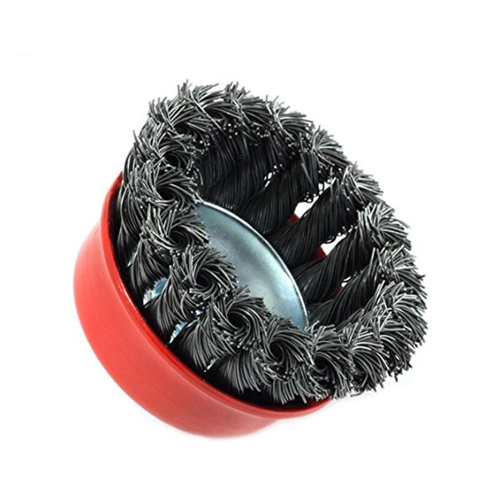 Wire Wheel Cup Brush (Black)