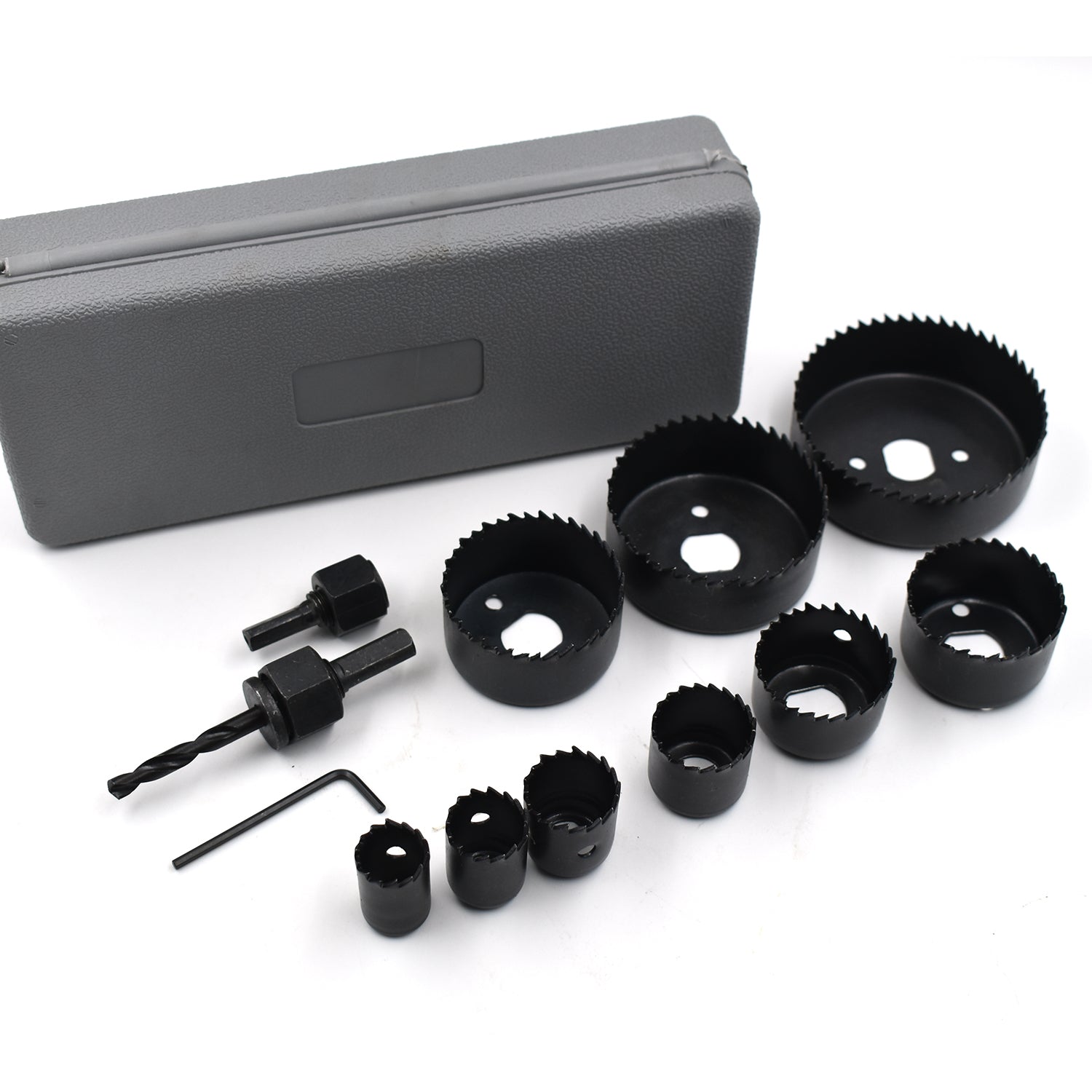 '-12 pcs 19-64mm Hole Saw Kit