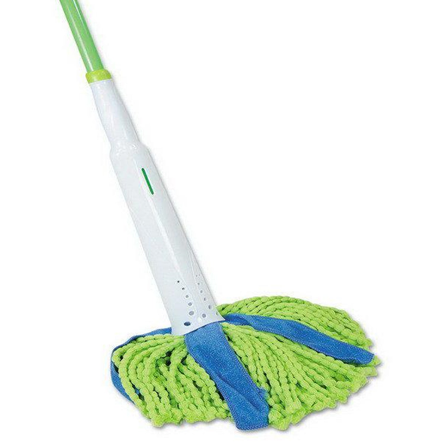 Microfiber Cone Mop and Cone Broom Used for Cleaning Dusty and Wet Floor Surfaces and Tiles.