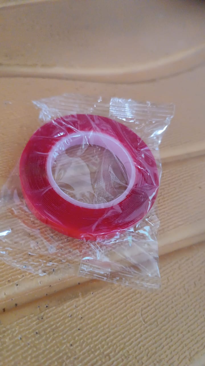 Heavy Duty Transparent Acrylic Foam Mounting Tape (3 Mtr Approx / 1 Pc)