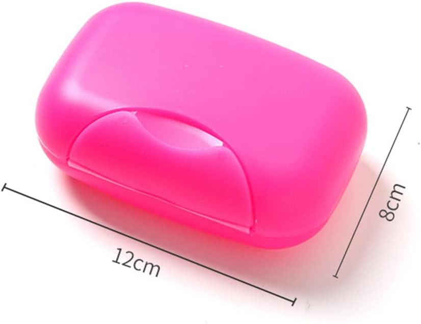 Travel Soap Case Box Plastic Soap Box With Cover Waterproof Leakproof Soap Dish For Bathroom & Travel Use (1Pc)