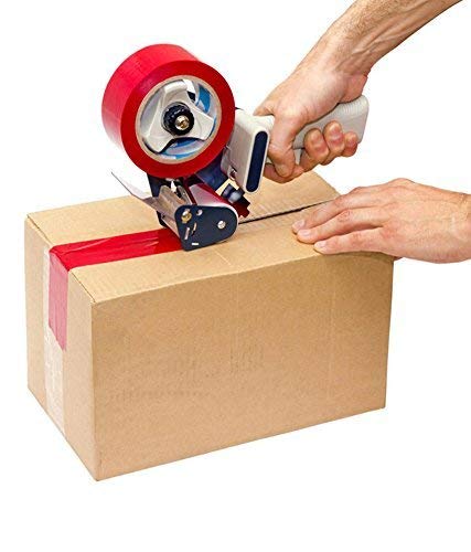 Hand-Held Packing Tape Dispenser with Retractable Blade for Tape