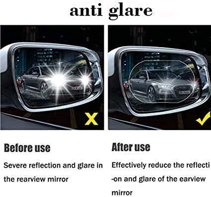 Anti Fog Anti Scratch Interior Rearview Car Mirror Film Waterproof HD Clear Protective Sticker Film for Safe Driving, Car Mirrors, Side Windows