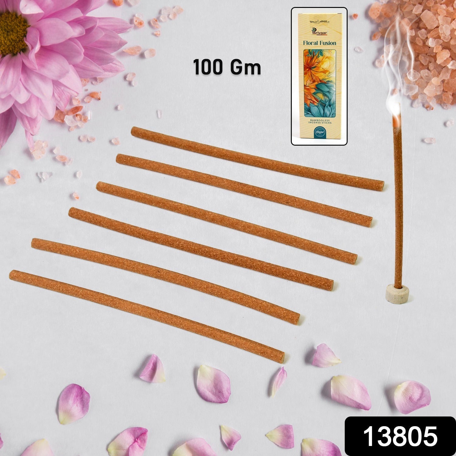 Floral Fusion Premium Incense Sticks / Agarbatti (100 Gm / With Stand For Stick)