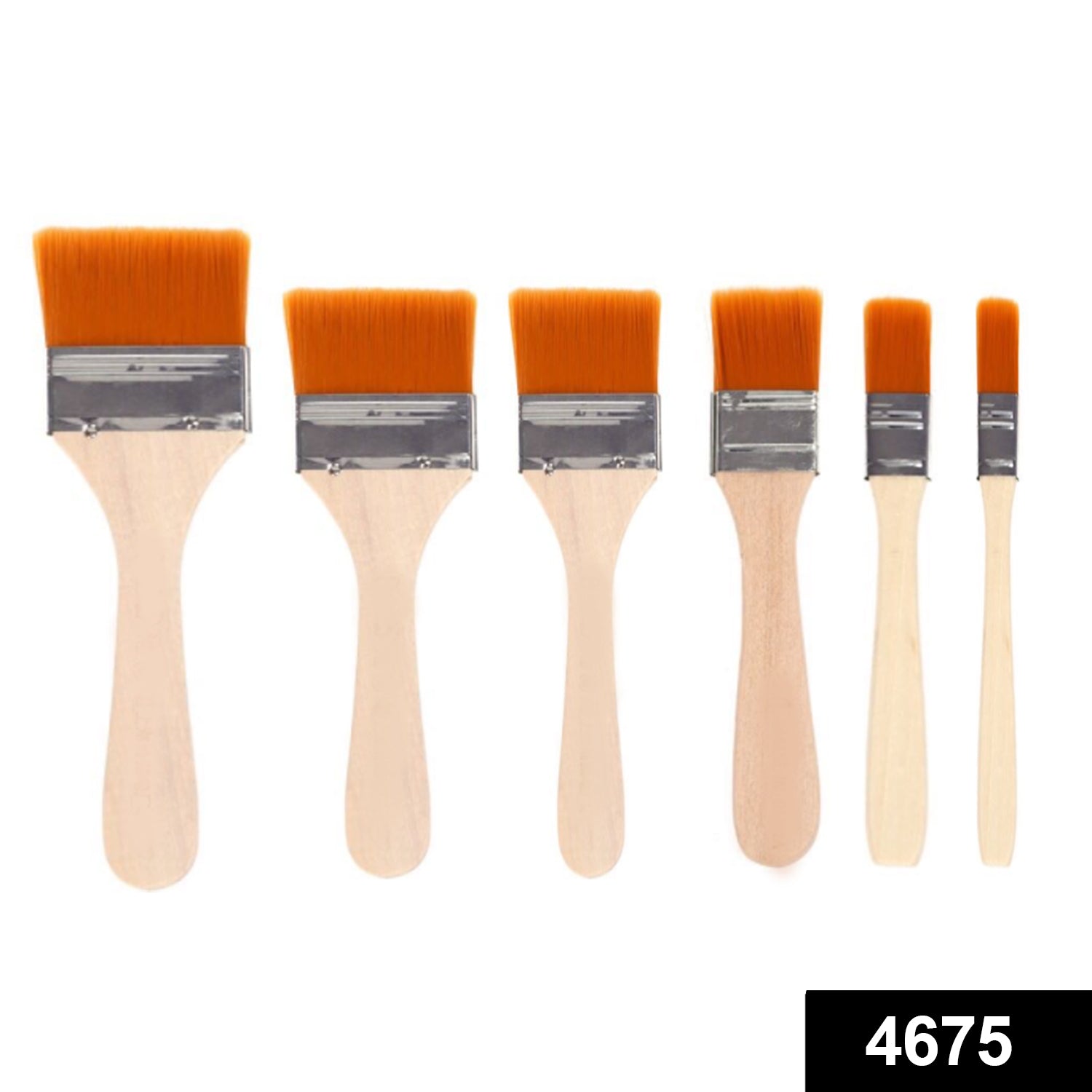 Artistic Flat Painting Brush - Set of 6