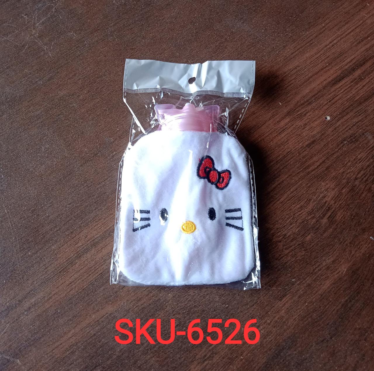 White Hello Kitty small Hot Water Bag with Cover for Pain Relief, Neck, Shoulder Pain and Hand, Feet Warmer, Menstrual Cramps.