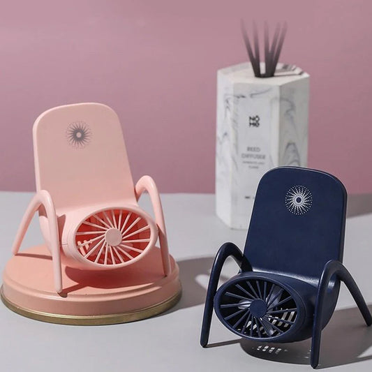 Portable Multi-Function Phone Holder Fan