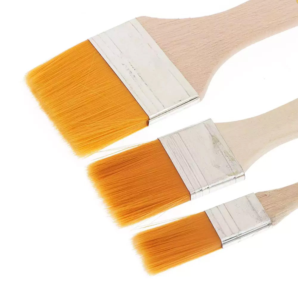 Artistic Flat Painting Brush - Set of 3