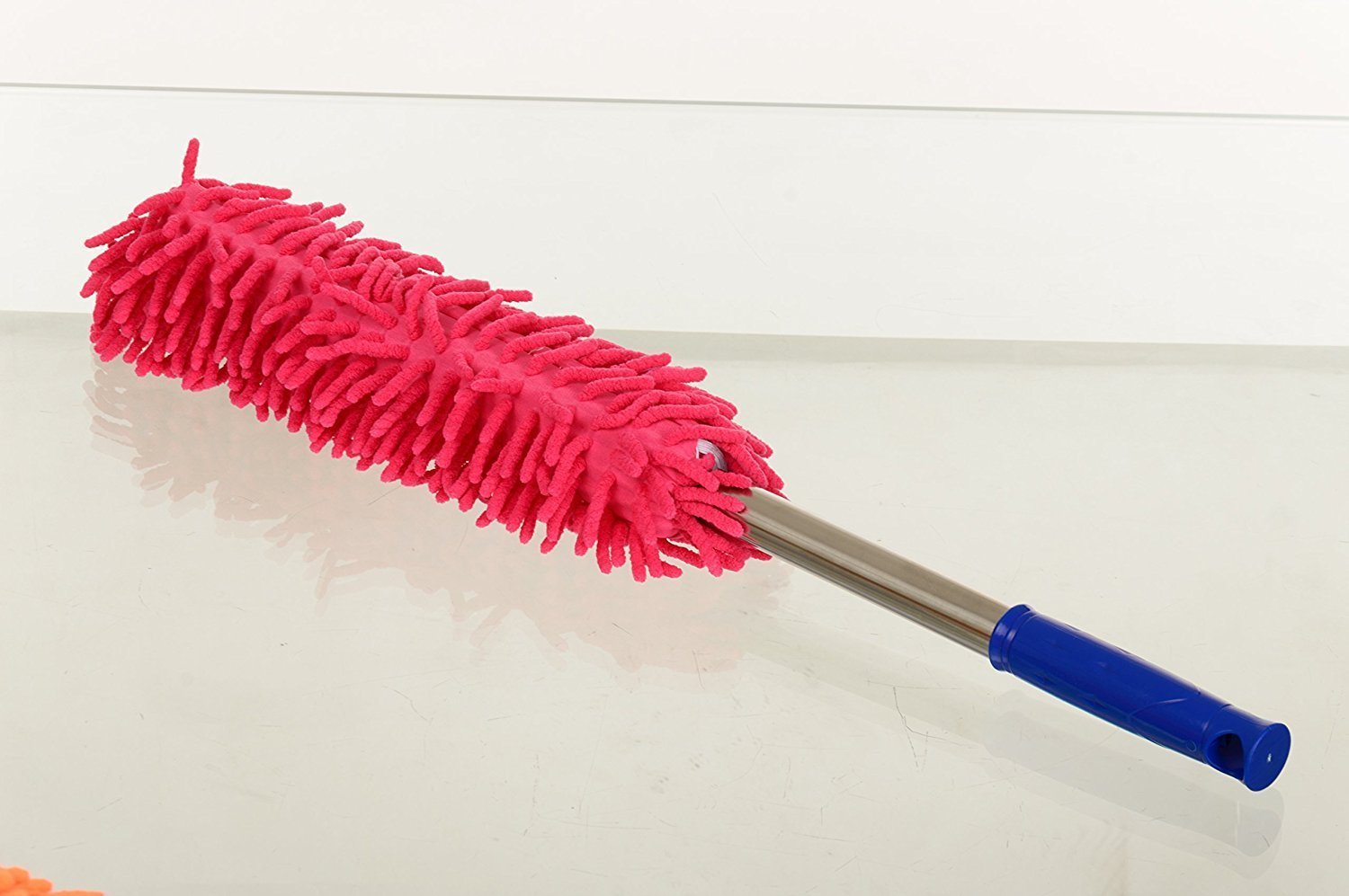 Multipurpose Microfiber Cleaning Duster With Extendable Telescopic Wall Hanging Handle