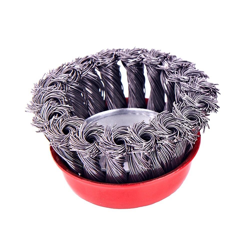 Wire Wheel Cup Brush (Black)