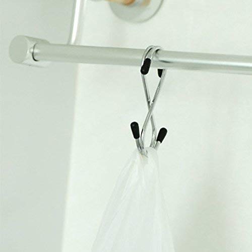 Heavy Duty S-Shaped Stainless Steel Hanging Hooks - 5 pcs