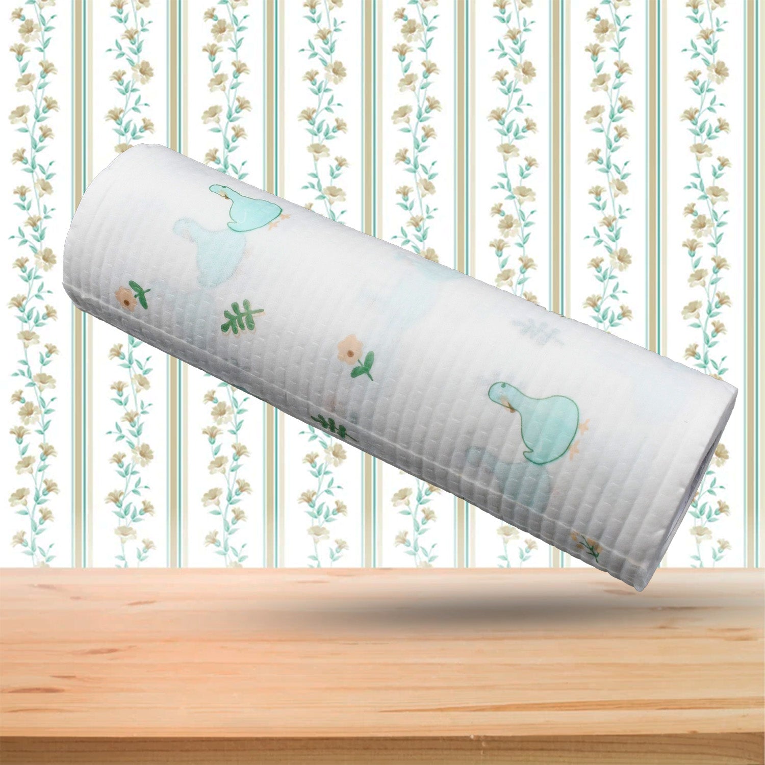 Non Woven Reusable and Washable Kitchen Printed Tissue Roll Non-stick Oil Absorbing Paper Roll Kitchen Special Paper Towel Wipe Paper Dish Cloth Cleaning Cloth 45 sheets