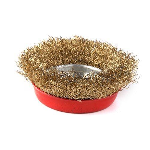 Wire Wheel Cup Brush (Gold)