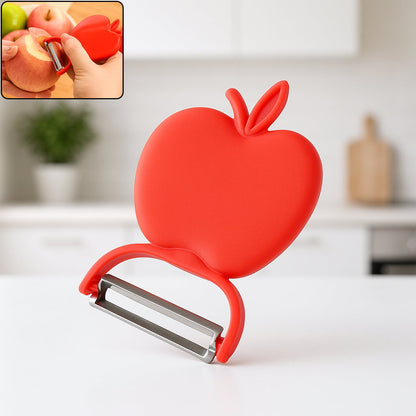 Apple Shaped Folding Peeler Vegetable Peeler for Kitchen, Home Fruit Peelers, Great for Peeling Potato, All Types of Vegetable