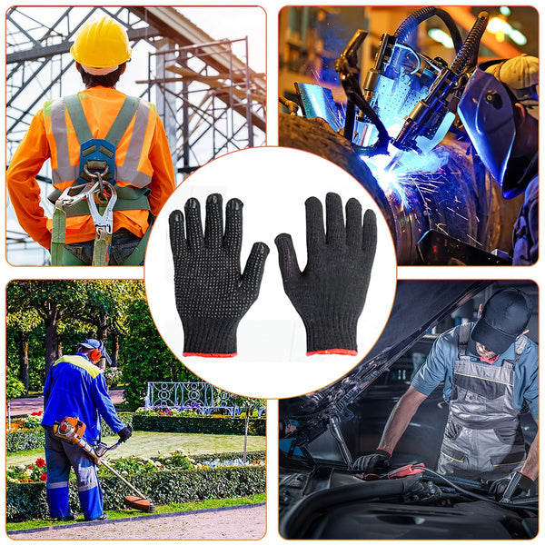 Cotton Polyester Mens Work Gloves