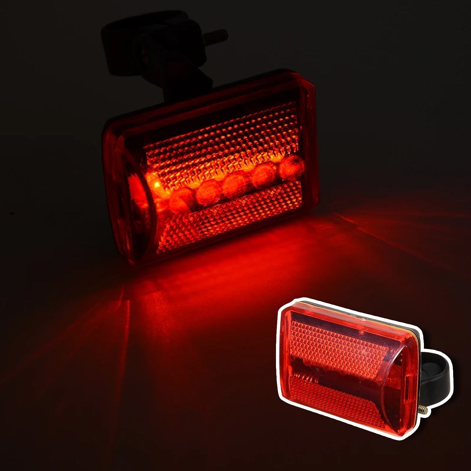 Safety Flashing Light, 5 LED Light, 1 Piece, Red Light