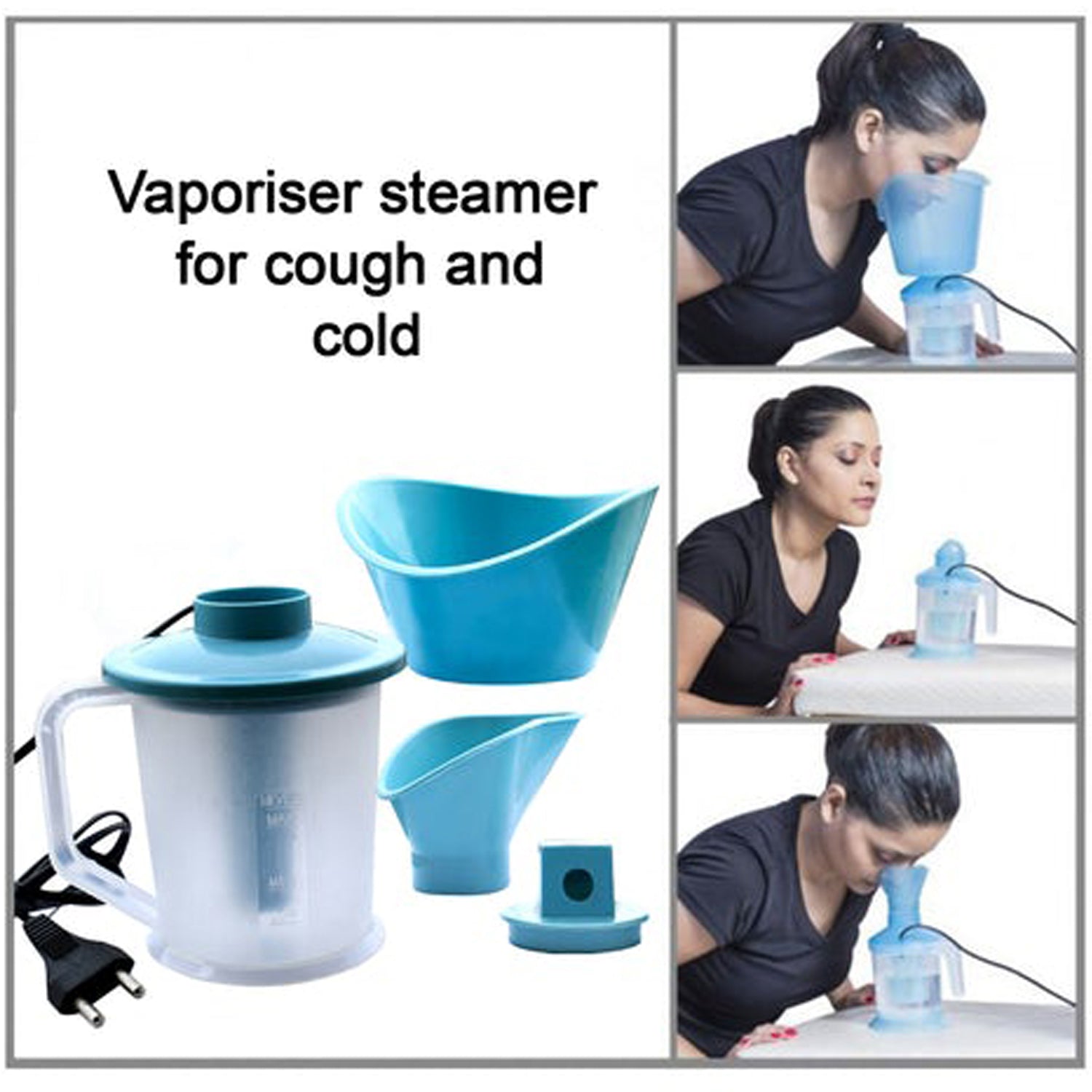 3 in 1 Vaporizer used in inhaling specially during cold and ill body types etc.