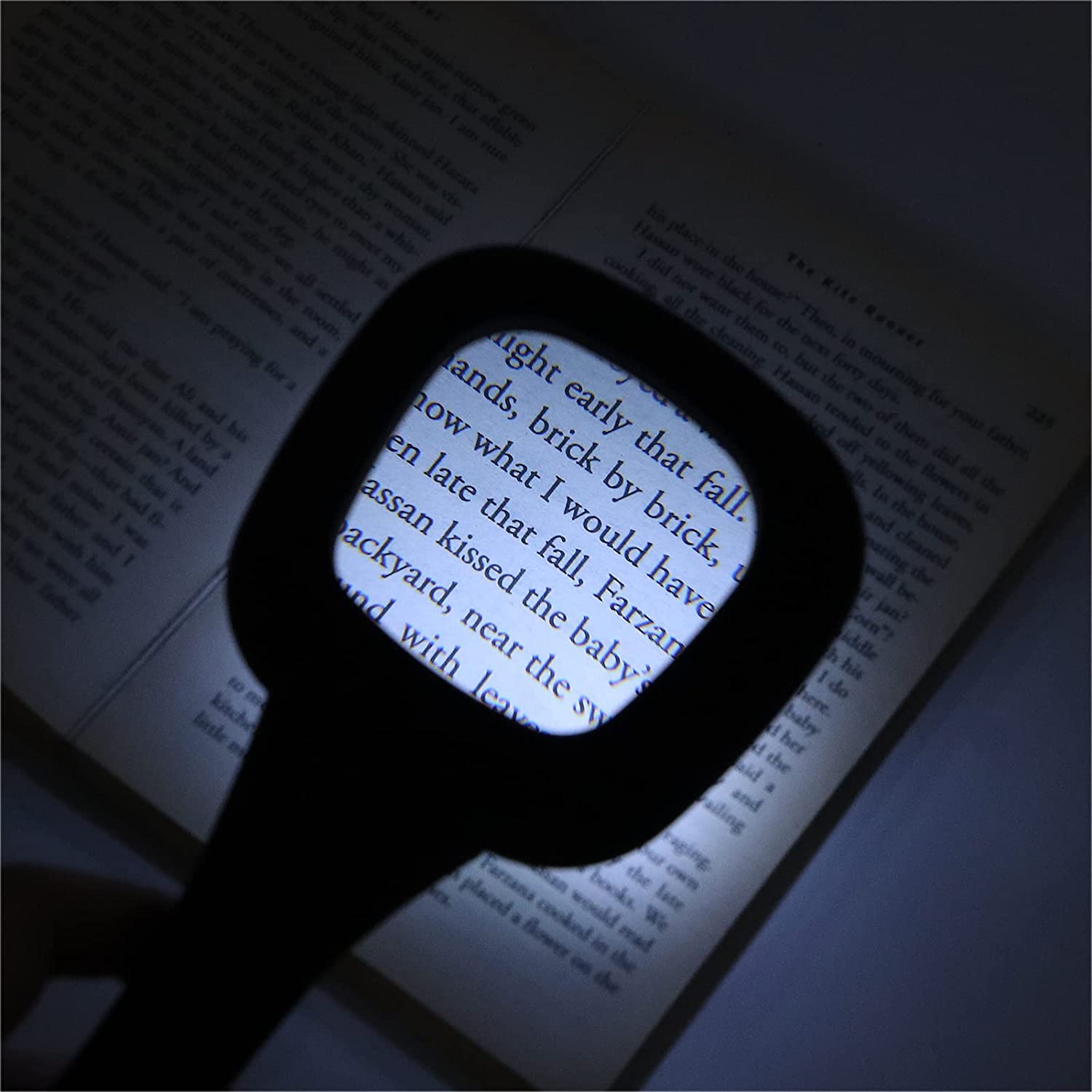 Handheld Magnifying Glass 6 LED Illuminated Lighted Magnifier for Seniors Reading, Soldering, Inspection, Coins, Jewelry, Exploring