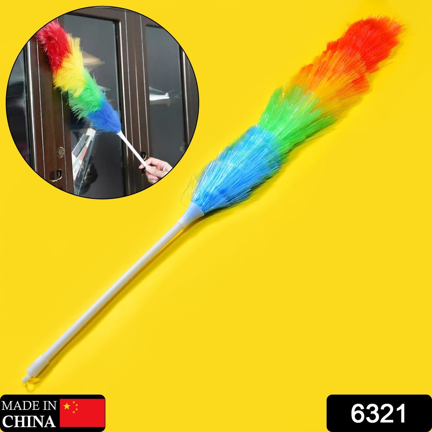 Colorful Feather Duster | Microfiber Duster for Cleaning | Dusting Stick | Dusting Brush