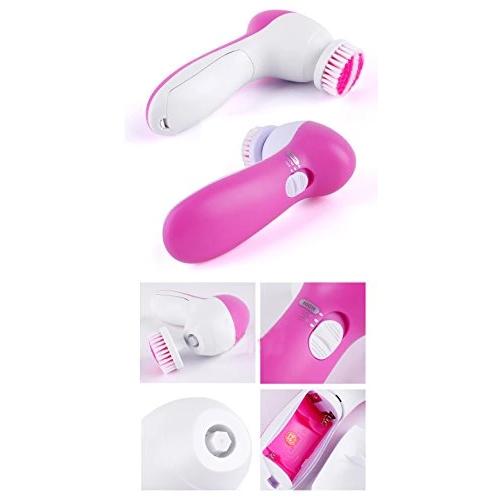 5-in-1 Smoothing Body & Facial Massager (Pink)