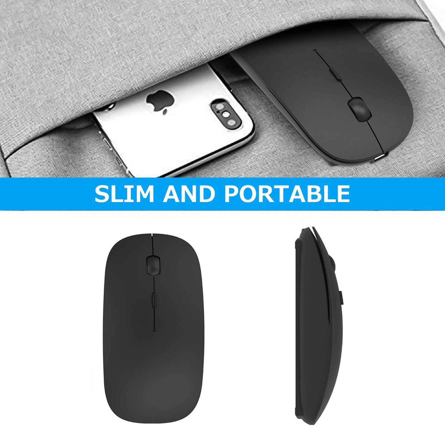 Wireless Mouse for Laptop / PC / Mac / iPad pro / Computer