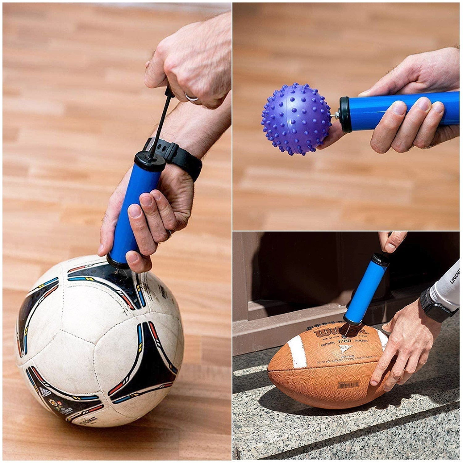 Sports Plastic Pump for Soccer, Basketball, Football, Volleyball Ball .