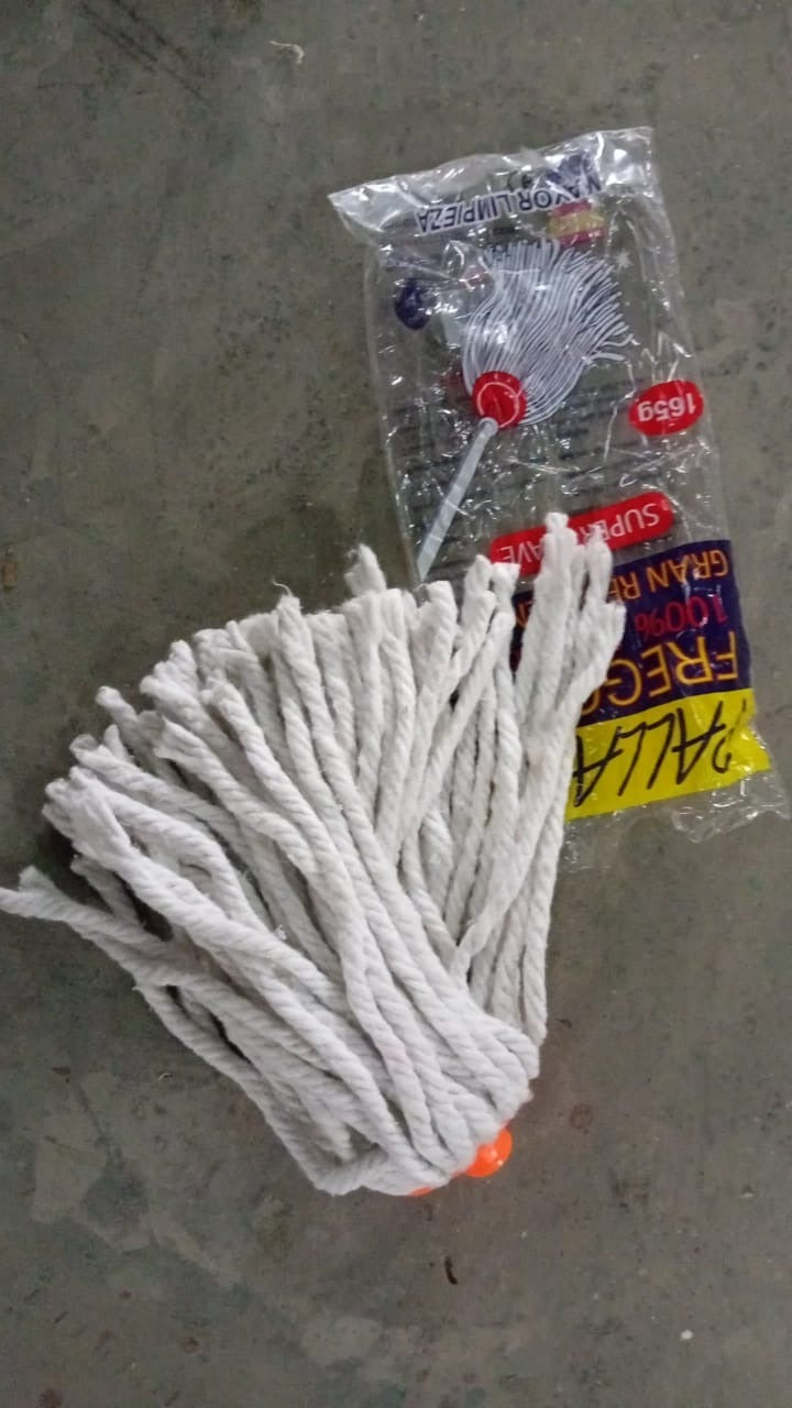 Cleaning Mop Head Used for Cleaning Dusty and Wet Floor Surfaces and Tiles. (Only Head)