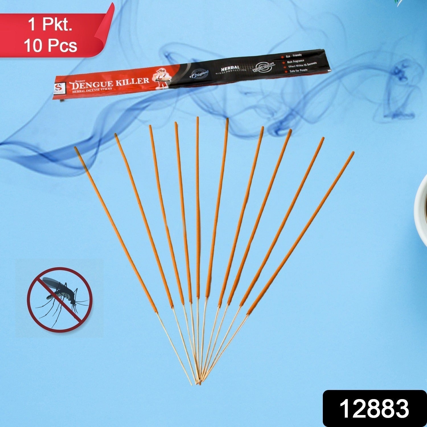 Mosquito Agarbatti Stick Herbal Mosquito Agarbatti  (1 Packet / 10 Sti