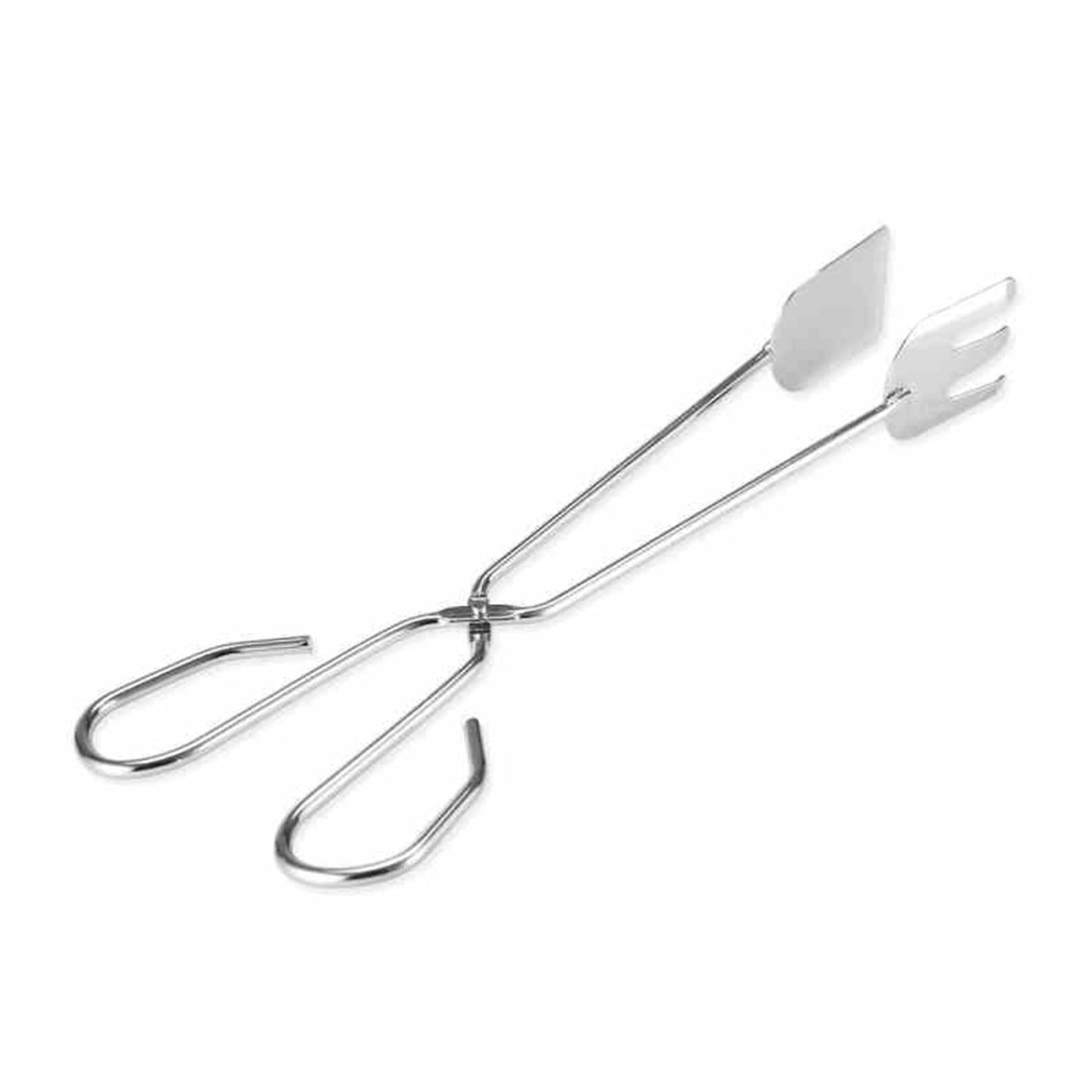 31cm Multi-Functional Metal BBQ Tongs for Serving (Clamp, Durable)
