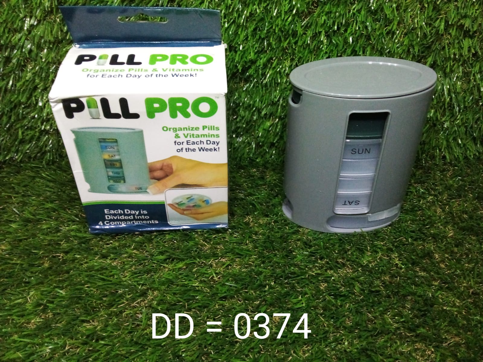 Pill Pro 7 Day Weekly Tablet Medicine Organizer Box