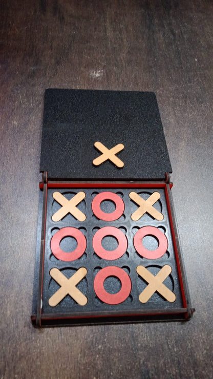X & Zero Wooden Board Game (1 Set)
