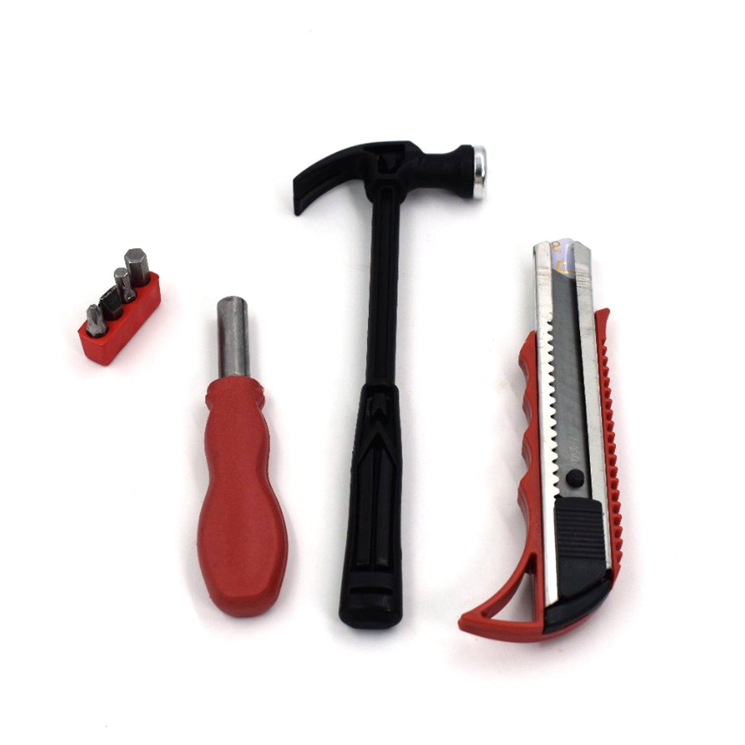 4PCS HELPER TOOL SET USED WHILE DOING PLUMBING AND ELECTRICIAN REPAIRMENT IN ALL KINDS OF PLACES LIKE HOUSEHOLD AND OFFICIAL DEPARTMENTS ETC.