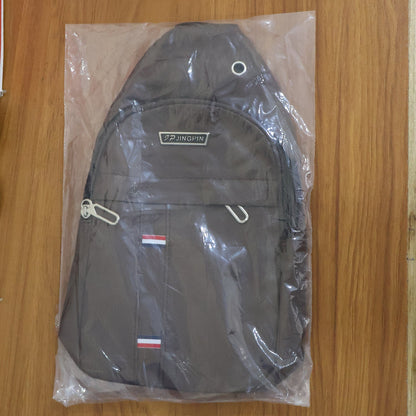 Waterproof Anti Theft Cross-body fanny pack waist bag, Shoulder Bags Chest Men Casual fashion USB Charging earphone hook Sling Travel Bag (1 Pc)