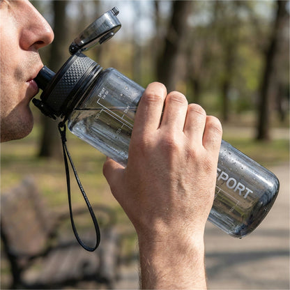 1000 ML Leakproof Sports Water Bottle (1 Pc)